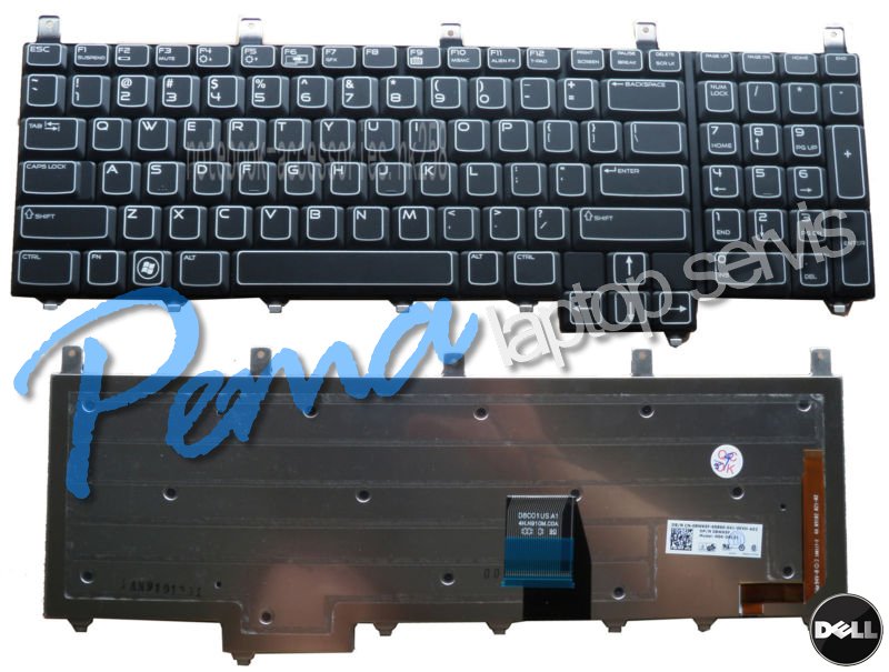 Dell ALIENWARE MX17 klavye